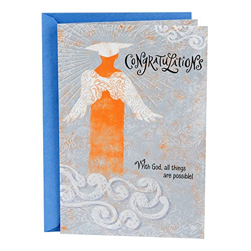 Hallmark Mahogany Religious Graduation Card (With God, All Things Are Possible) Hallmark Mahogany Religious Graduation Card (With God, All Things Are Possible)