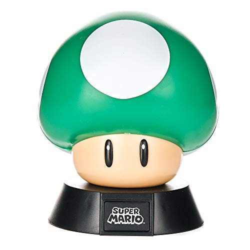 Paladone Green 1Up Mushroom Light - Nintendo Super Mario Icon Light