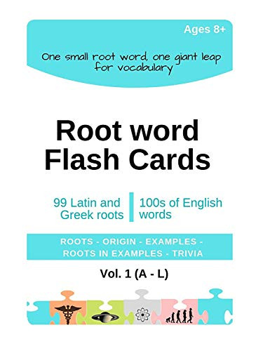 Lilliput Latin and Greek Root Words Based English Vocabulary Builder Flash Cards Vol 1: (A-L)