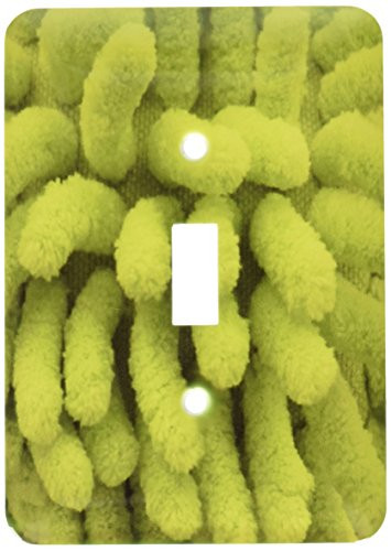 3dRose lsp_35203_1 Lime Green Shag Single Toggle Switch