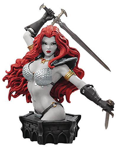 Dynamite Women of Red Sonja by Arthur Adams (Black & White Version) Resin Collector's Bust