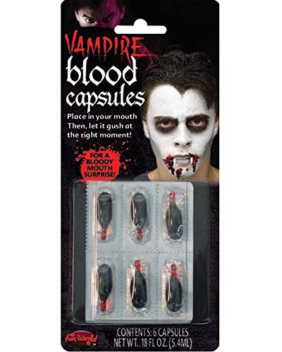 Halloween Vampire Blood Capsules