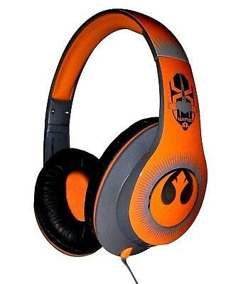 Star Wars The Last Jedi Headphones by iHome (Orange/Black)