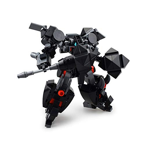 LogMech Original Series White Samurai MOC Frame Mech Building Blocks Robot 353 Bricks Compatible with Lego Set