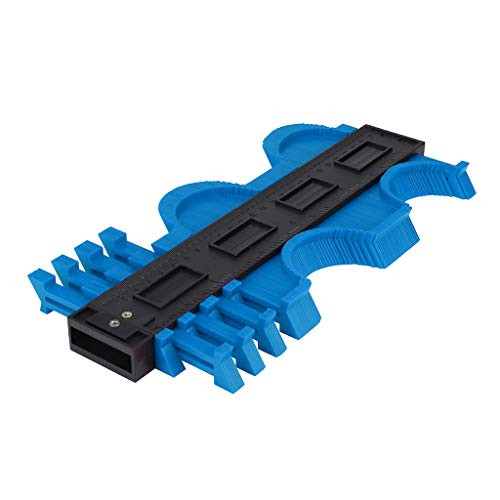 Contour Gauge Duplicator 9.8 Inch Plastic Profile Copy Gauge Contour Gauge Duplicator Standard Wood Marking Tool Tiling Laminate Tiles General Tools