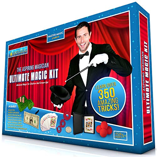 MasterMagic Ultimate Magic Kit - Advanced Magic Tricks for Children and Grow-Ups - Learn Over 350 Spectacular Tricks with This Magic Set - Ideal for Kids of All Ages and Grown-Ups!