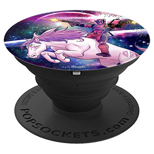 Marvel Deadpool Space Unicorn Tacos PopSockets Grip and Stand for Phones and Tablets