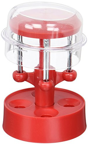 Farm to Table 57784 Multi-Cherry Pitter, Red