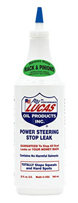 Lucas 10011 Power Steering Stop Leak - 32 oz, White