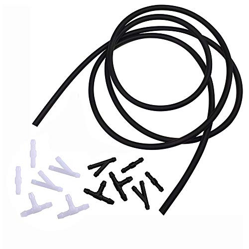 Universal Windshield Washer Nozzle Fluid Hose Kit 3 Meters with 12 Pcs Hose Connectors Suitable for Most of Car Washer Fluid Tubing Universal Windshield Washer Nozzle Fluid Hose Kit 3 Meters with 12 Pcs Hose Connectors Suitable for Most of Car Washer Fluid Tubing