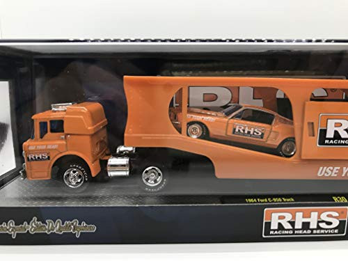 M2 Machines by M2 Collectible Auto-Haulers RHS 1964 Ford C-950 Truck & 1968 Ford Mustang Fastback 2+2 1:64 Scale R30 18-12 Orange Details Like NO Other! 1 of 5980