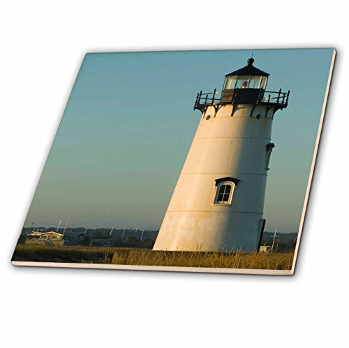 3dRose ct_90983_1 MA, Marthas Vineyard, Edgartown Lighthouse - US22 WBI0309 - Walter Bibikow - Ceramic Tile, 4-Inch