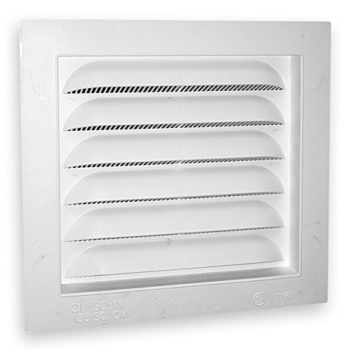 Duraflo 621212REC Recessed Gable Vent, 12-Inch X 12-Inch