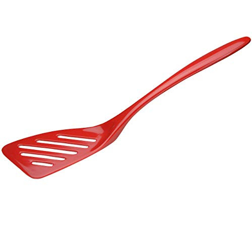 Gourmac Red Melamine Slotted Turner 12.5"