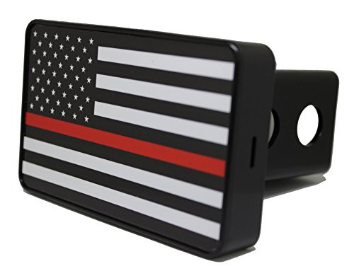 Bright Hitch - Thin Red Line American Flag Hitch Cover Bright Hitch - Thin Red Line American Flag Hitch Cover