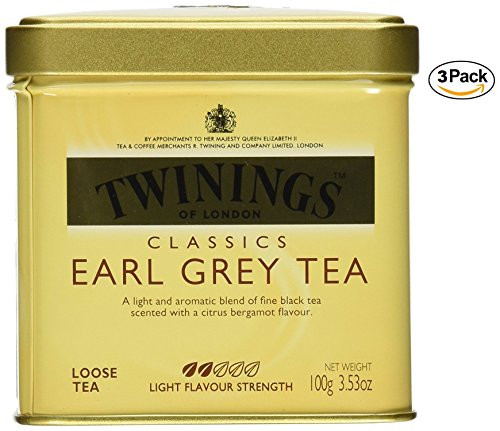 Twinings Classics Earl Grey Tea Loose Tea 3.53 oz Tin - Pack of 3 Twinings Classics Earl Grey Tea Loose Tea 3.53 oz Tin - Pack of 3