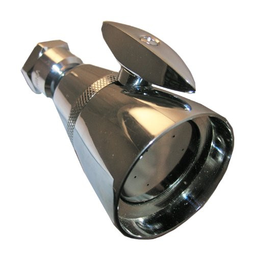 LASCO 08-2303 2-1/4-Inch Face Shower Head with Adjustable Spray, Chrome Plated Brass