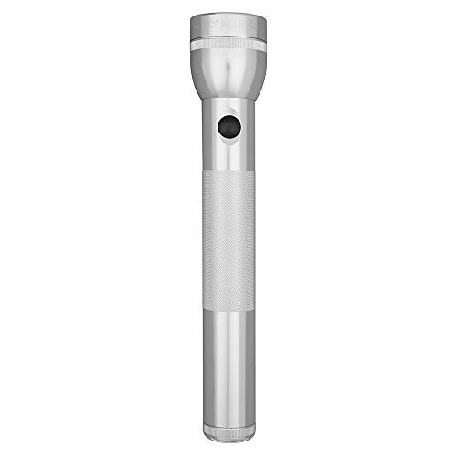 Maglite Heavy-Duty Incandescent 3-Cell D Flashlight in Display Box, Silver