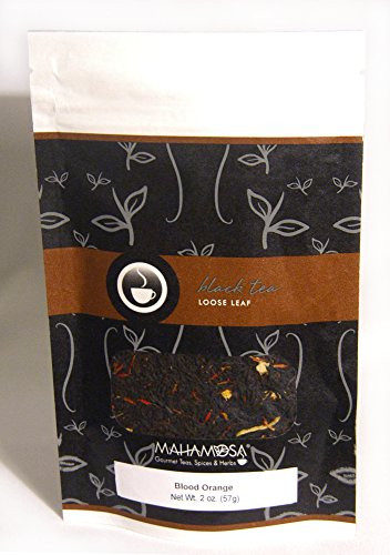 Mahamosa Flavored Black Tea Blend Loose Leaf (Looseleaf)- Blood Orange Tea 2 oz