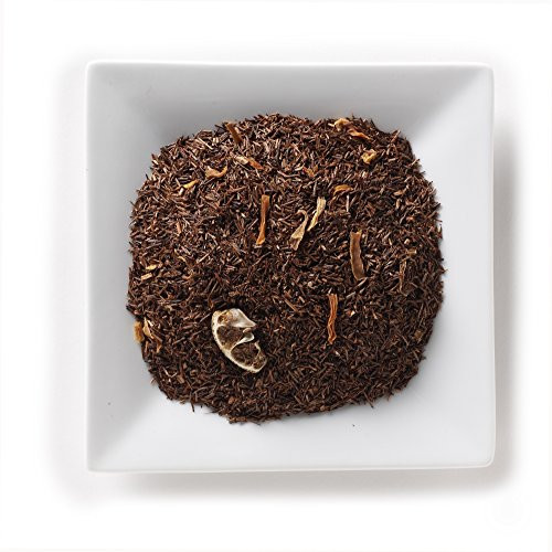 Mahamosa Orange Marzipan Rooibos Tea 2 oz - Loose Leaf Rooibos Herbal Tea Blend, Dessert Tea