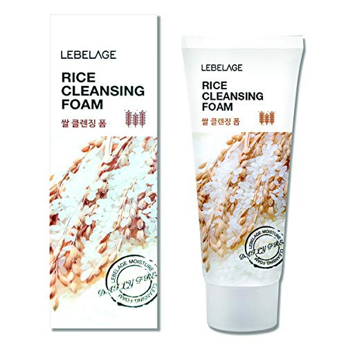 LEBELAGE/CLEANSING FOAM - RICE / 3.4 Fl oz (100ml) / Cleansing foam containing rice bran extract