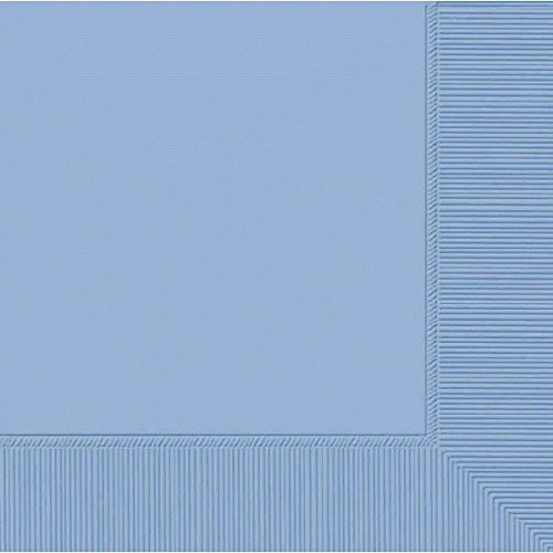 Amscan Pastel Blue 3-Ply Paper Beverage Napkins, 50 Ct. | Party Tableware