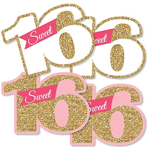 Big Dot of Happiness Sweet 16 - Decorations DIY 16th Birthday Party Essentials - Set of 20 Big Dot of Happiness Sweet 16 - Decorations DIY 16th Birthday Party Essentials - Set of 20
