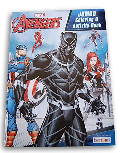 Avengers Black Panther Jumbo Coloring and Activity Book - 64 Pages