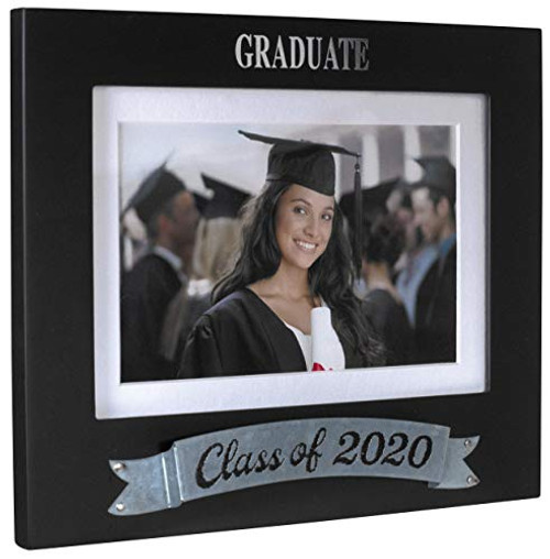 Malden International Designs Malden Graduate Class of 2020 Photo Frame, Black, 1