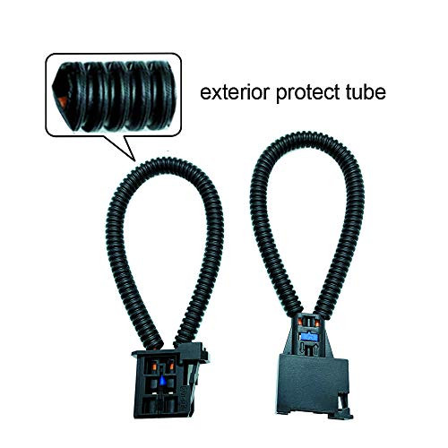 SICSTOCK?2PCS? Most Fiber Optic Loop Bypass Male and Female Adapter for Benz Audi Mercedes BMW VW Porsche