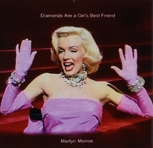 3dRose ct_107176_1 Marilyn Monroe Singing Diamonds Are A Girls Best Friend (Textured) (Pd-Us)-Ceramic Tile, 4-Inch