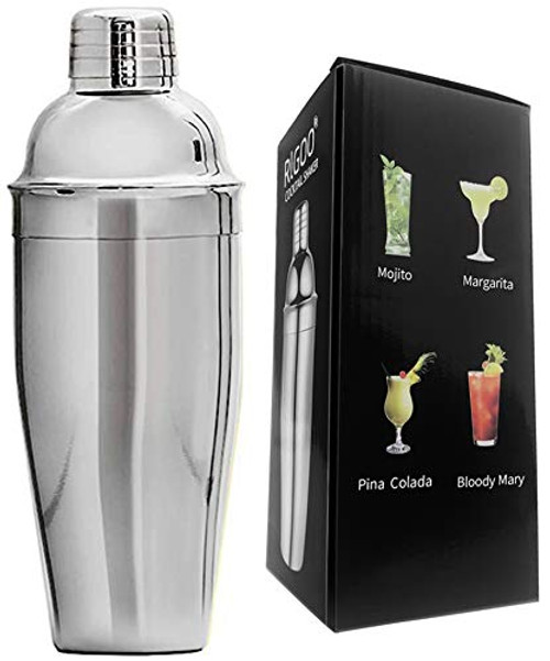 Cocktail Shaker 24 OZ Bartender Kit, Martini Shaker Stainless Steel Bar Kit Drink Mixer Shaker Set Cocktail Shaker 24 OZ Bartender Kit, Martini Shaker Stainless Steel Bar Kit Drink Mixer Shaker Set