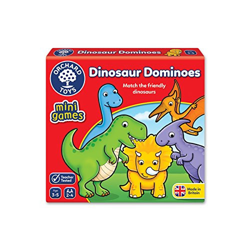 OR_CH Orchard Toys Dinosaur Dominoes Mini Game