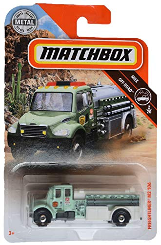 Matchbox 2019 MBX Off-Road Freightliner M2 106 (Fire Engine) 61/125, Pale Green