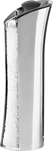 Trudeau 8" Graviti Plus Salt Mill, Silver