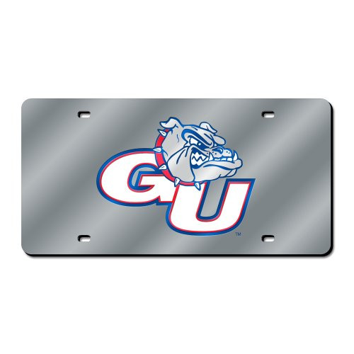 Rico Industries NCAA Gonzaga Bulldogs Laser Inlaid Metal License Plate Tag Rico Industries NCAA Gonzaga Bulldogs Laser Inlaid Metal License Plate Tag