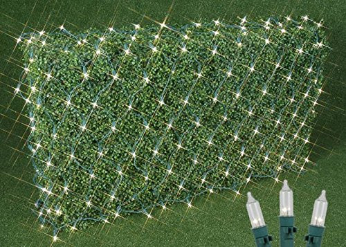 4' X 6' Commercial Grade Net Light Set, Clear, Green Wire, 150 Light