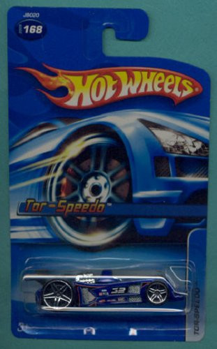 Hot Wheels Mattel 2006 1:64 Scale Blue Tor-Speedo Die Cast Car #168