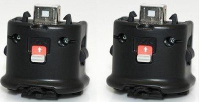 Wii Motion Plus Adapter for Original Nintendo Wii Remote Controller(black,set of 2)