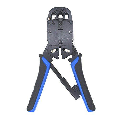 AVESON Professional 4P/6P/8P RJ-45 RJ-12 RJ-11 Modular Crimping Tool Network Telecom Cable Pliers Ratchet Crimper AVESON Professional 4P/6P/8P RJ-45 RJ-12 RJ-11 Modular Crimping Tool Network Telecom Cable Pliers Ratchet Crimper