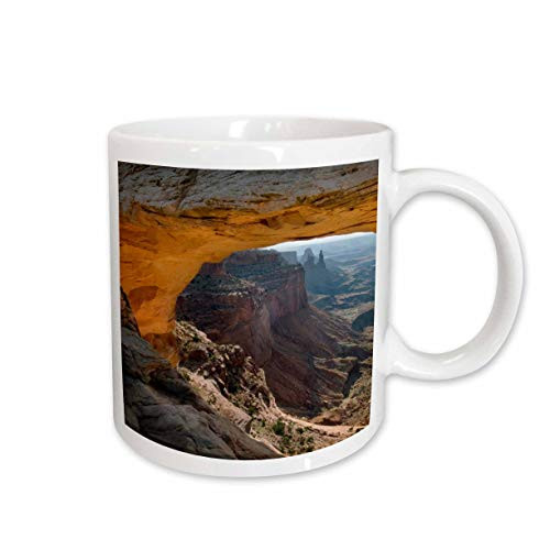 3dRose Mesa Arch, Canyonlands National Park, Utah US45 RKL0006 Raymond Klass Ceramic Mug, 11-Ounce