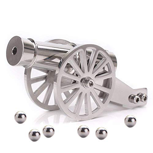 Firesofheaven Mini Napoleon Cannon Model Metal Replica Desktop Decorating and Collectibles