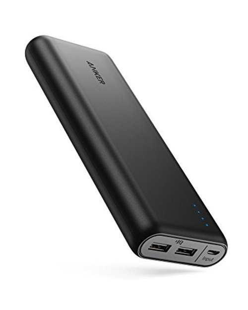 Portable Charger Anker PowerCore 20100mAh - Ultra High Capacity Power Bank with 4.8A Output and PowerIQ Technology, External Battery Pack for iPhone, iPad & Samsung Galaxy & More (Black) Portable Charger Anker PowerCore 20100mAh - Ultra High Capacity Power Bank with 4.8A Output and PowerIQ Technology, External Battery Pack for iPhone, iPad & Samsung Galaxy & More (Black)
