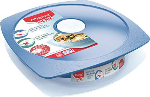 Maped Picnik Concept Adult Leakproof Lunch Plate, One Size, Storm Blue (870203) Maped Picnik Concept Adult Leakproof Lunch Plate, One Size, Storm Blue (870203)