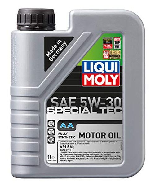 Liqui Moly 20136 Special Tec AA 5W-30 Motor Oil, 1 Liter Liqui Moly 20136 Special Tec AA 5W-30 Motor Oil, 1 Liter