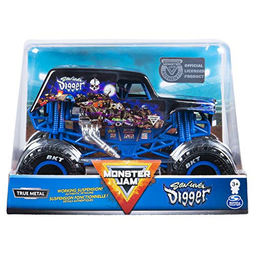 Monster Jam Son-uva Digger Official 1:24 Scale Diecast Monster Truck by Spin Master