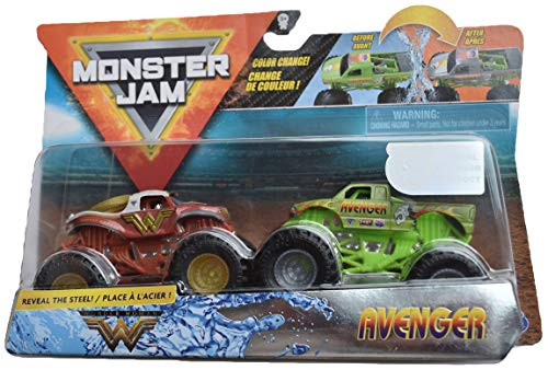 MonsterJam 1:64 Scale Color Change Wonder Woman Vs Avenger