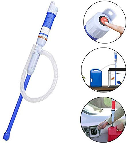 ANNY Battery Powered Electric Automatic Fuel Fluid Water Pump, Liquid Transfer Pump Siphon Pump Transfer Pump for Fuel Gas Oil Gasoline Water, Car Truck Fuel Oil Transfer (Without Battery) (A)