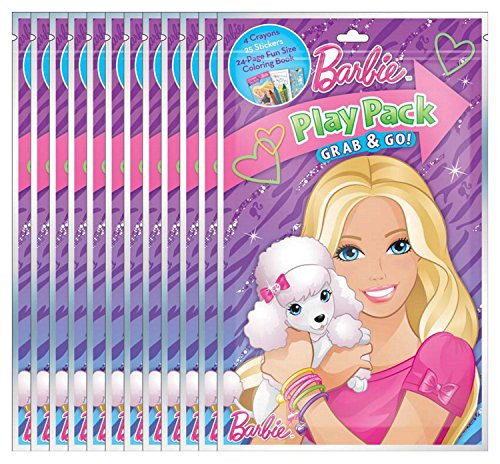 Barbie Grab and Go Play Packs (Pack of 12)