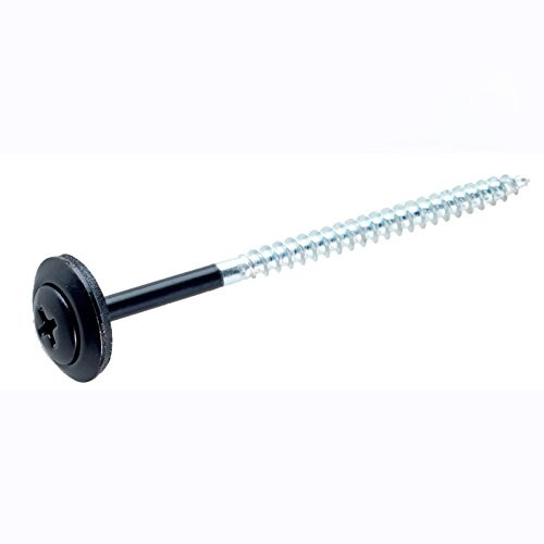 ONDURA 3276 2.87" Roofing Screw with Washer (100pc Box), Black